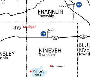 Trafalgar Branch Trafalgar Branch Map