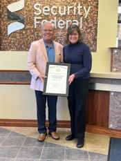 Alting Recognizes Security Federal Savings Bank