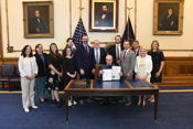 Deery's public safety, education bills ceremonially signed by governor