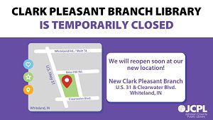 Image for Clark Pleasant Branch Closure and Moving: Frequently Asked Questions