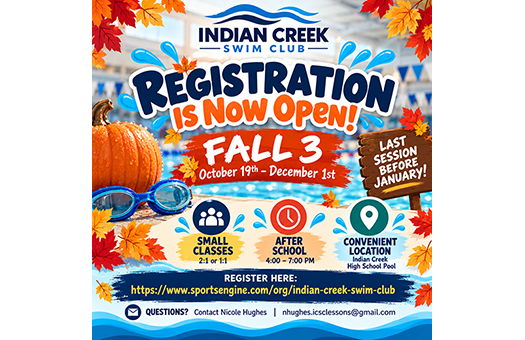 Image for Indian Creek Swim Club Registration Is Now Open