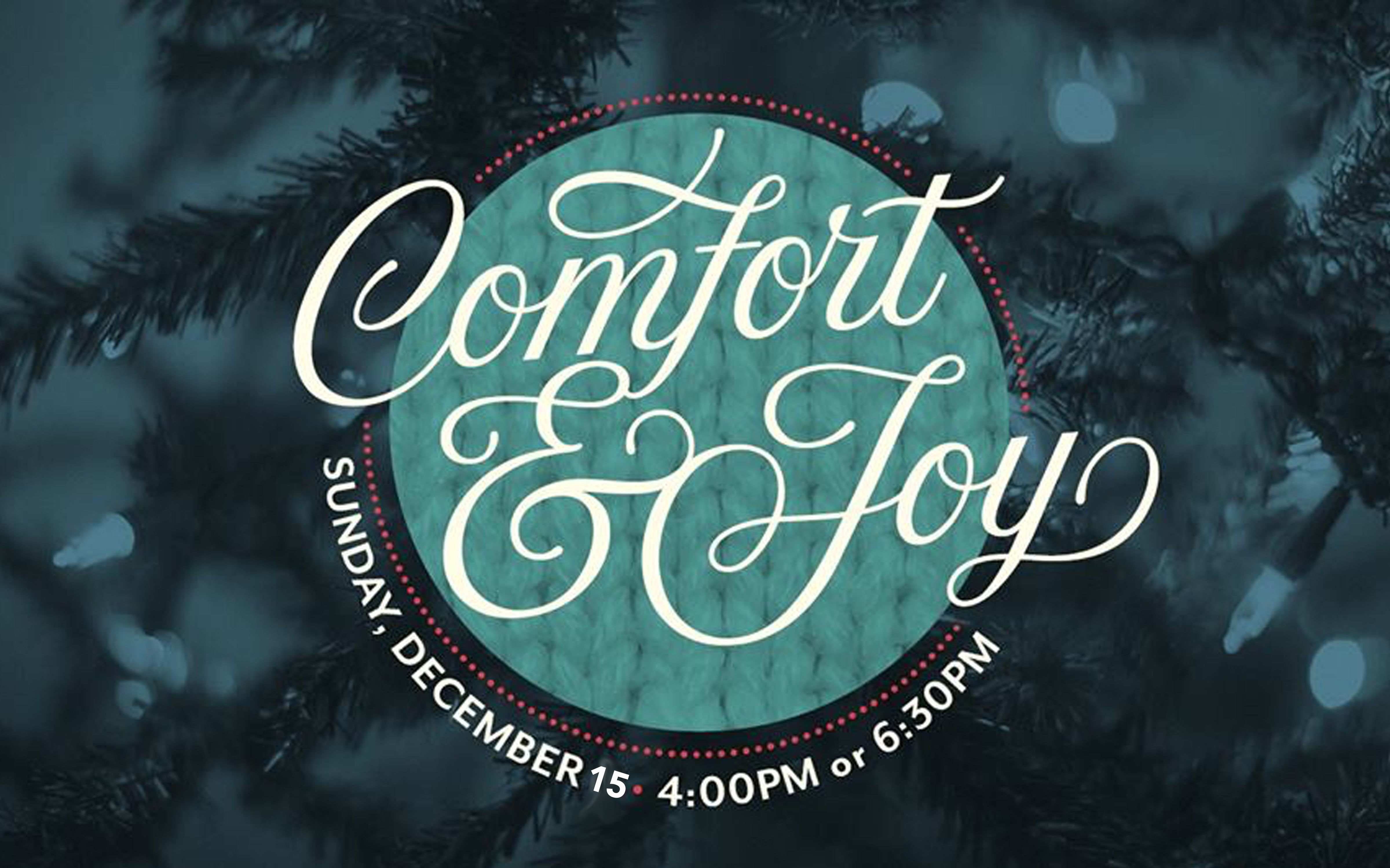 Comfort and Joy Image for Comfort and Joy