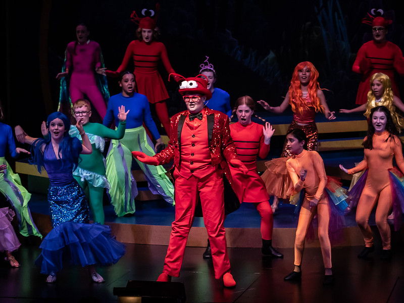 THE LITTLE MERMAID, JR. (June 2022) Photo of Sebastian and sea creatures during \