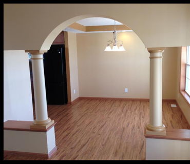 GRAND ARCHWAY 5′ ARCH WITH VICTORIAN OR FLUTED COLUMNS GRAND ARCHWAY 5′ ARCH WITH VICTORIAN OR FLUTED COLUMNS