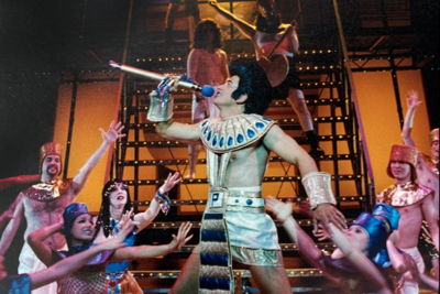 Jeff Reeves as the Pharaoh in Civic's 2002 production of JOSEPH