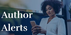 Author Alerts Author Alerts. A woman looks at her phone.