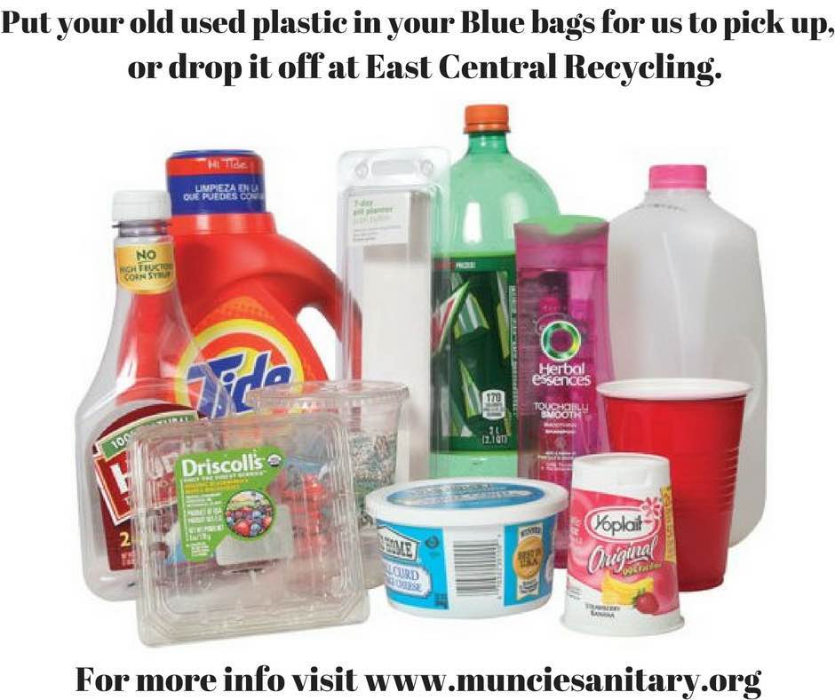 Image of items that go in Blue Bags Image of items that go in Blue Bags