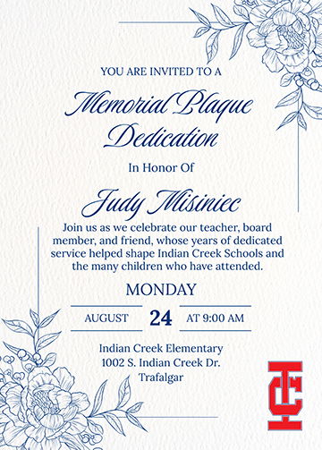 Memorial Plaque Dedication