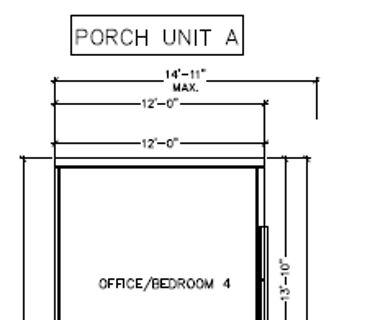 Third Box Configurations- Porch A
