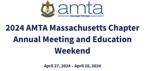 Image for 2024 AMTA-MA Annual Meeting & Education Weekend