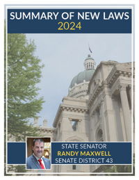 2024 Summary of New Laws - Sen. Maxwell