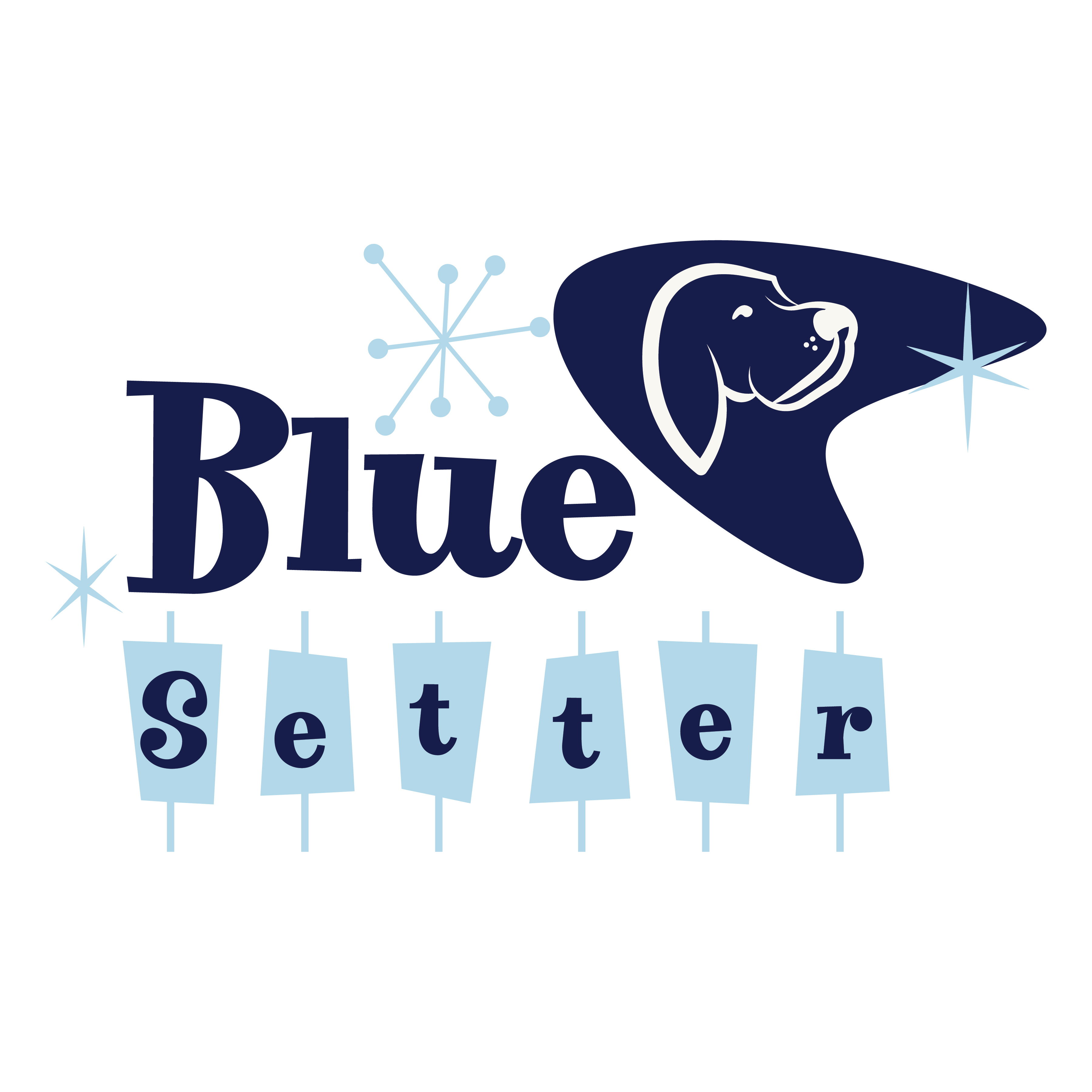Blue Setter Creative Logo for Blue Setter Creative