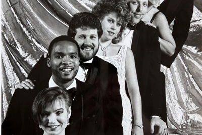 Paula Armacost, Ted Lightfoot, Bill Book, Marni Lemons, Norman Brandenstein, Suzanne Fleenor, and Edward Mitro in promotional photo for COLE, 1986