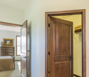 2 PANEL ARCH TOP DOOR WITH TOASTED CINNAMON TRIM 2 PANEL ARCH TOP DOOR WITH TOASTED CINNAMON TRIM