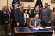 Buchanan: Governor ceremonially signs IEDC transparency bill