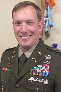 Lieutenant Colonel (Retired) James Copp in uniform