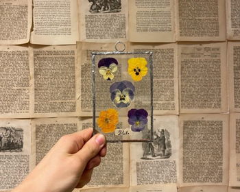 Pressed Flower Workshop at Applebee’s