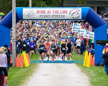 Wine at the Line at Mallow Run Winery 5 mile run and 5K run/walk