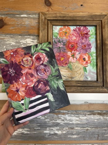 Sip and Paint Mother's Day Flowers