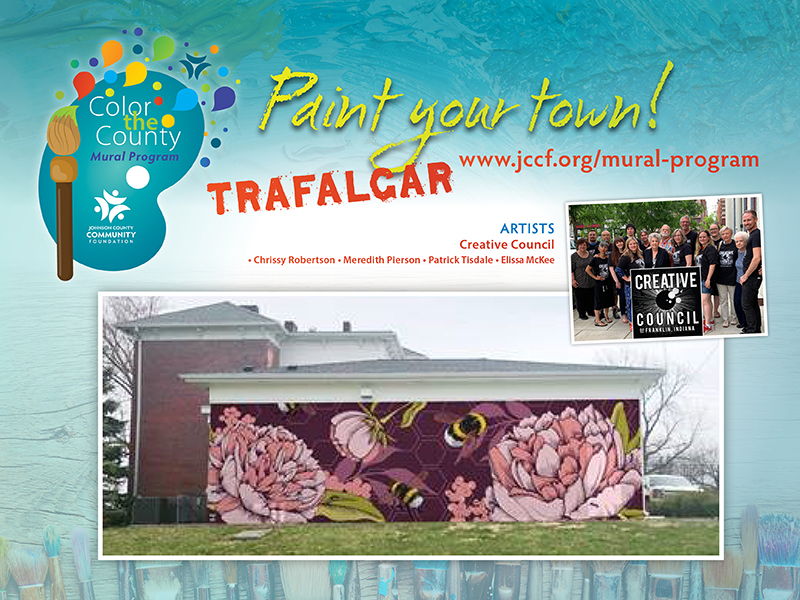 2019 Trafalgar mural design, artist