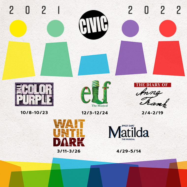Civic's 2021-2022 Season | Subscriptions On Sale Now Image for Civic's 2021-2022 Season | Subscriptions On Sale Now