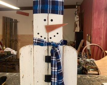 Create a Standing Snowman