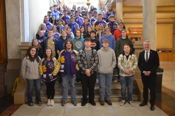 State Sen. Greg Goode Welcomes Clay City Students to the Statehouse