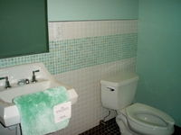 image of restroom in one of the suites