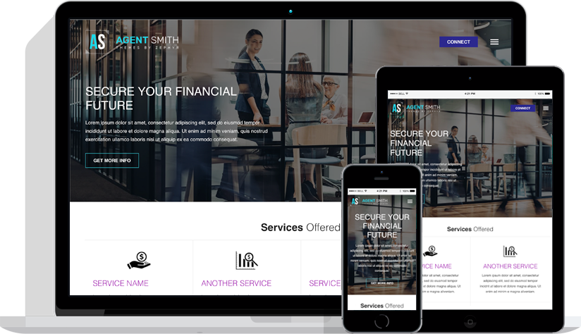 Screenshot of Agent Smith on a few different devices