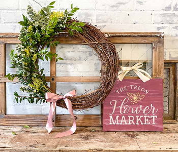 Spring Wreath and Mini Sign Workshop Spring Wreath and Mini Sign Workshop