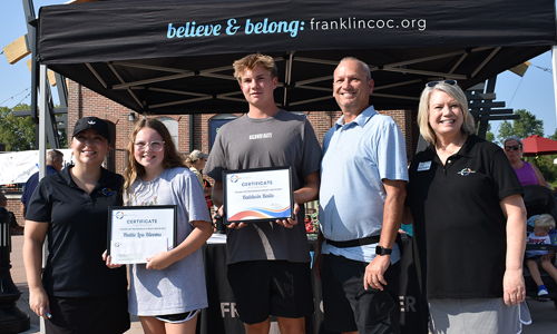 Chamber Awards Two Grants for Young Entrepreneurs