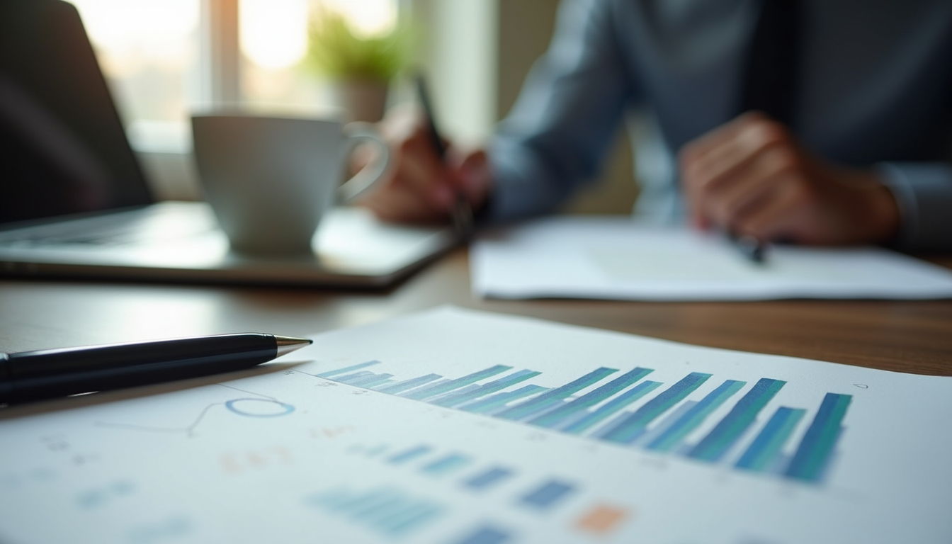 Flat fee financial advisor working on a comprehensive financial plan