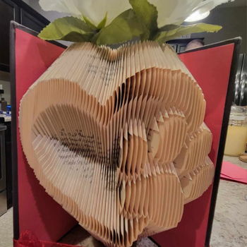 Folded Book Art Class at Bella Rose