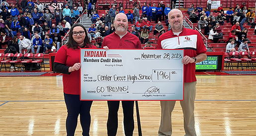 Image for Indiana Members Credit Union Contributes $1,961 to Center Grove High School