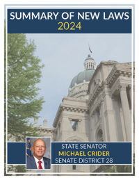 2024 Summary of New Laws - Sen. Crider
