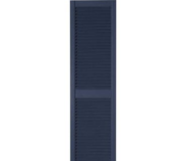 STANDARD LOUVERED SHUTTERS-NAVY STANDARD LOUVERED SHUTTERS-NAVY