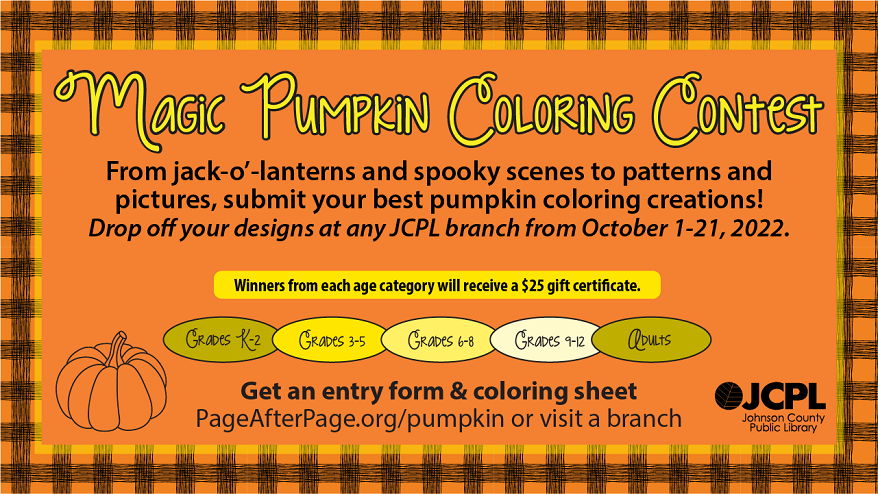 Pumpkin Coloring Contest 2022