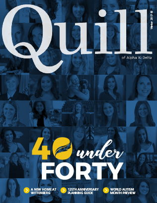 The Quill of Alpha Xi Delta Winter 2018 Cover of The Quill of Alpha Xi Delta Winter 2018