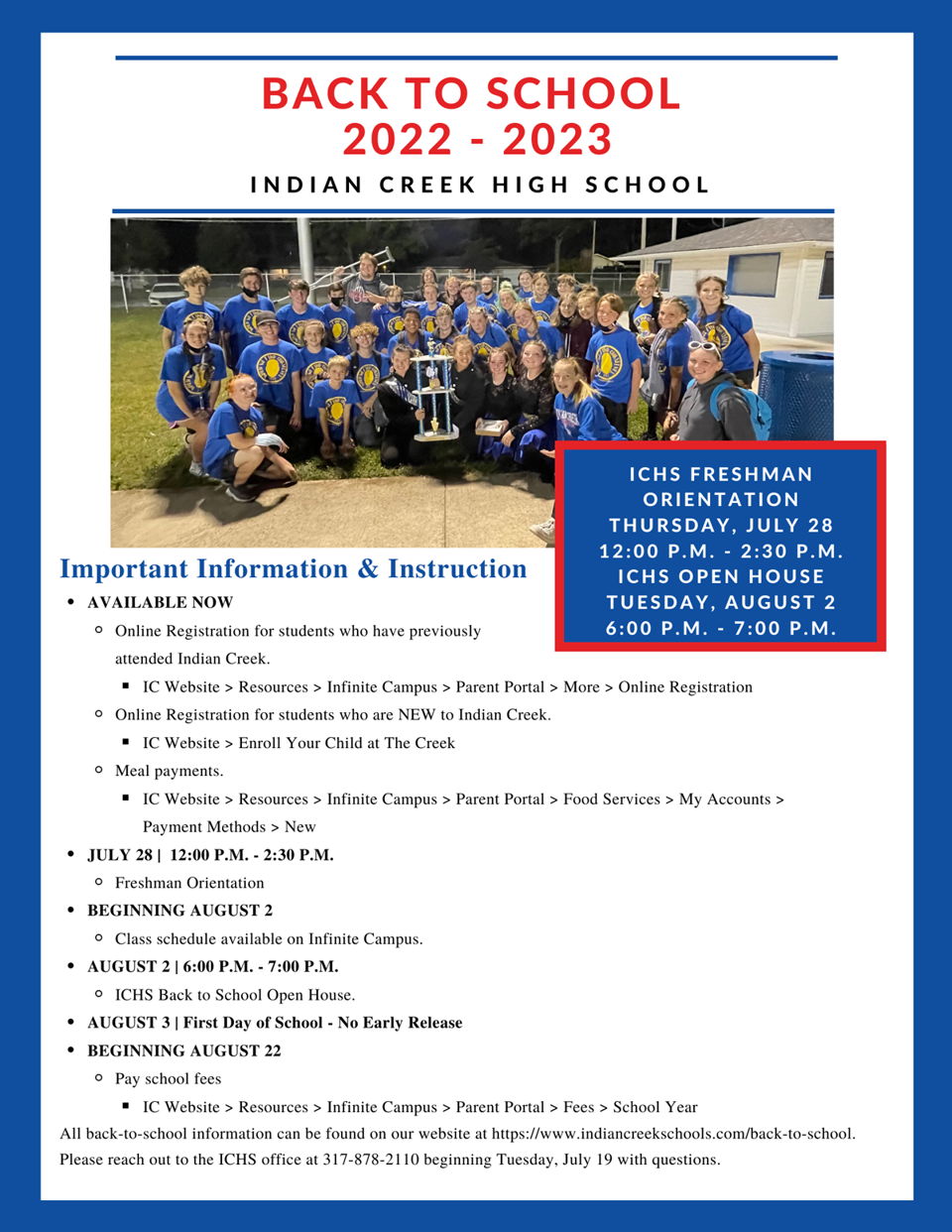 Back to School 20222023