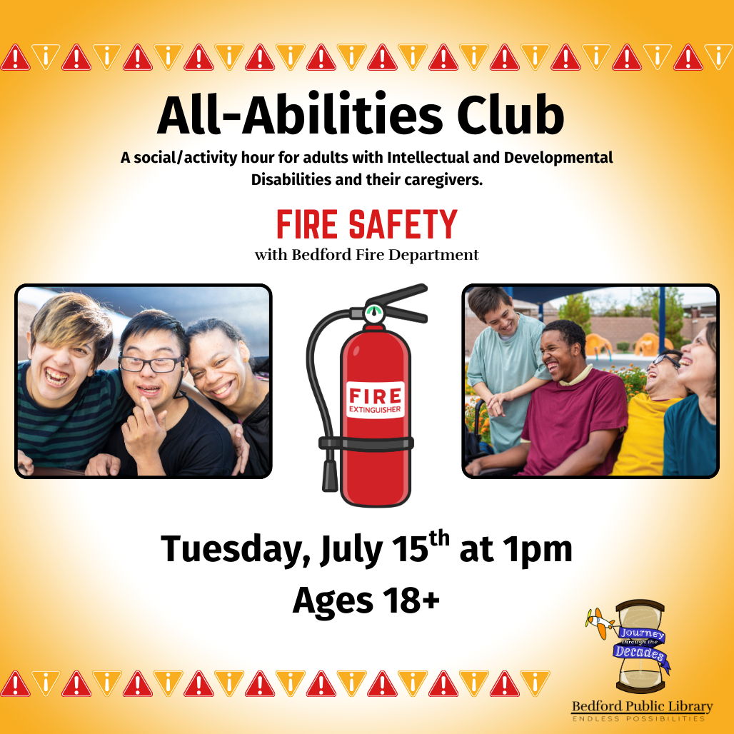 All Abilities Club All Abilities Club: Fire Safety. Adults with intellectual and developmental disabilities smile and pose for pictures.