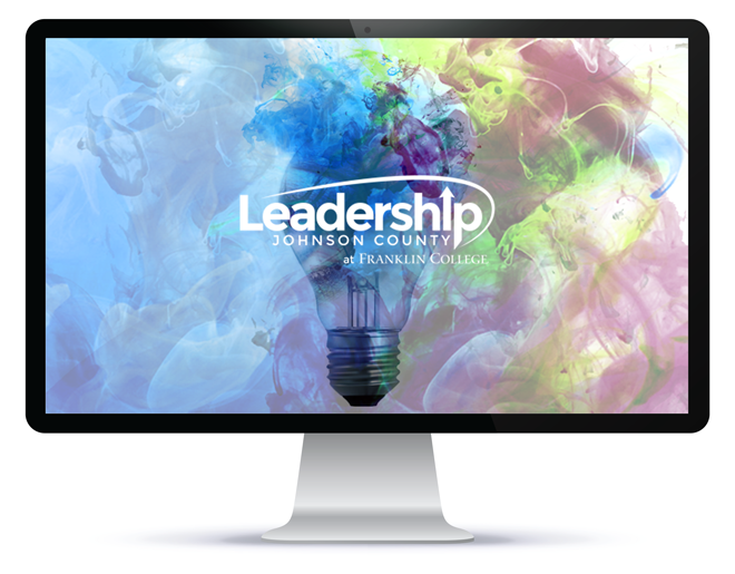 Leadership Johnson County Leadership Johnson County Logo on Computer Monitor