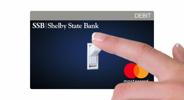 Shelby State Bank card controls