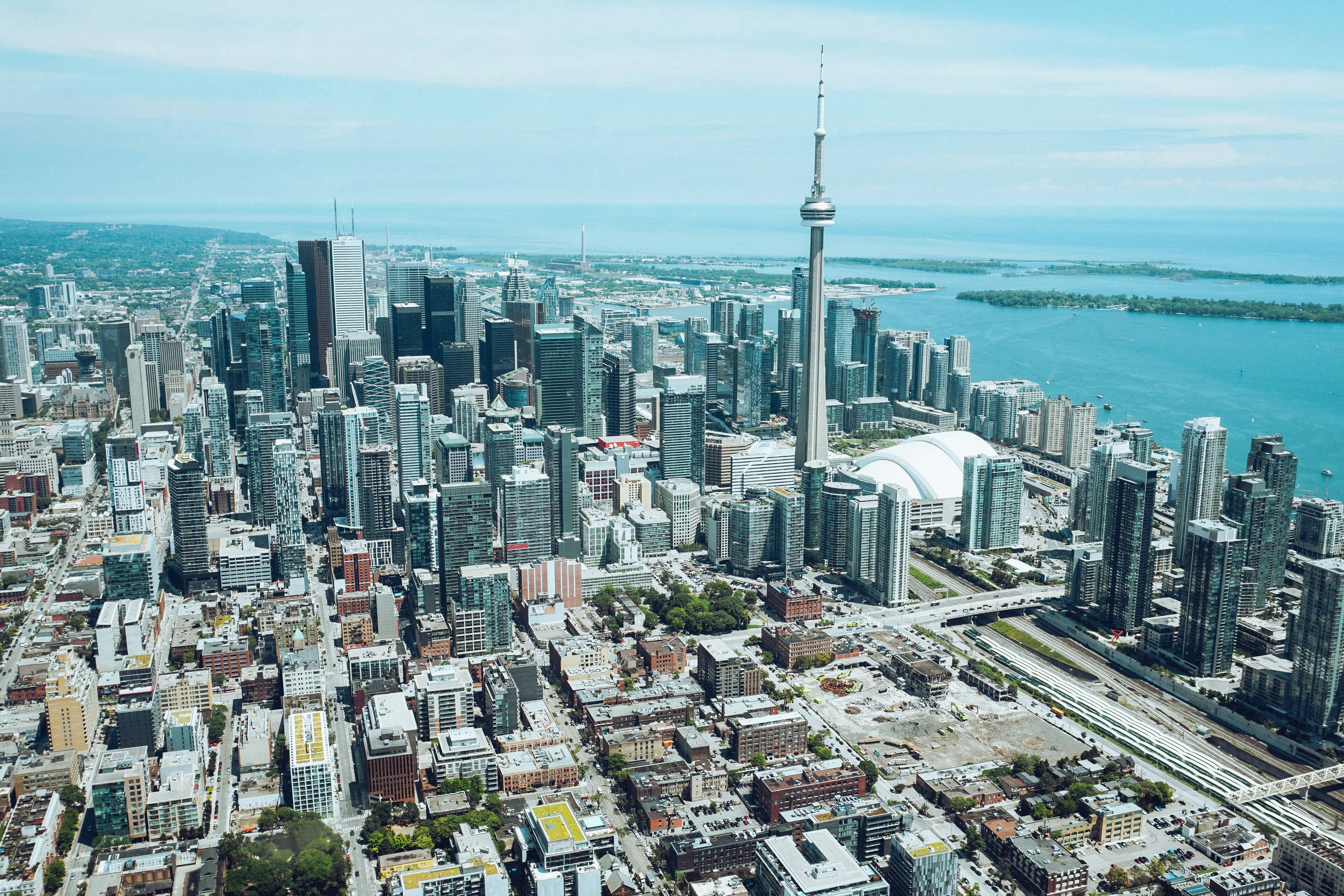 Aerial view of Toronto, Canada