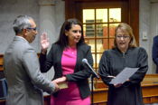 Carrasco sworn in as Senate District 36 state senator