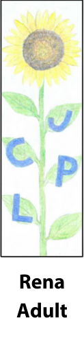 Rena Allen bookmark, Adult