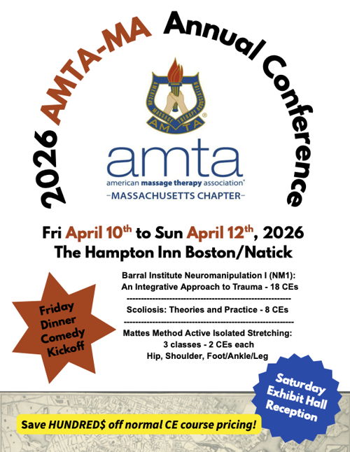 Image for 2026 AMTA-MA Chapter Annual Conference