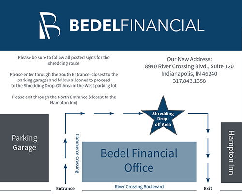 Map to Bedel offices for shred day.