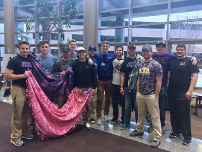 Delta Nu Blanket Donation