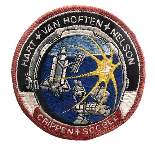 Terry Hart Space Shuttle Challenger patch