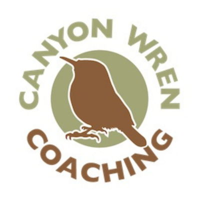 Logo Canyon Wren Coaching with brown wren